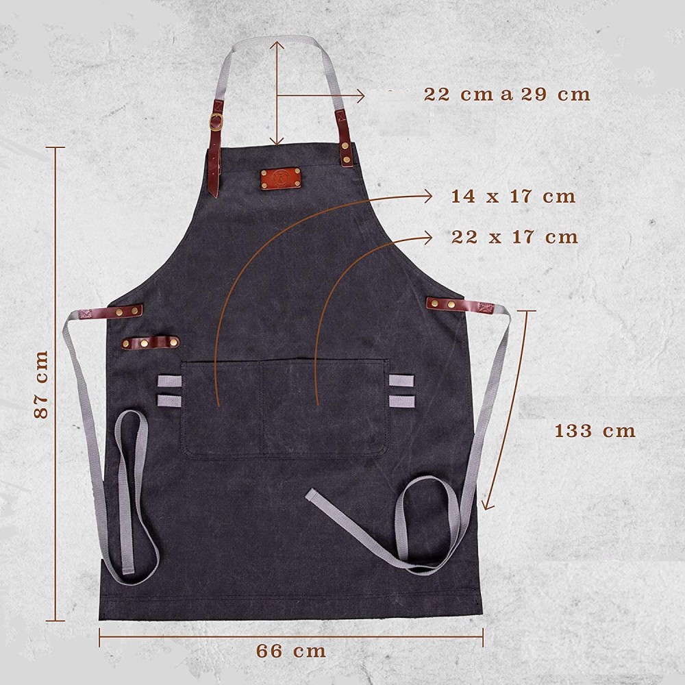 Tablier de cuisine pour cuisson au brasero