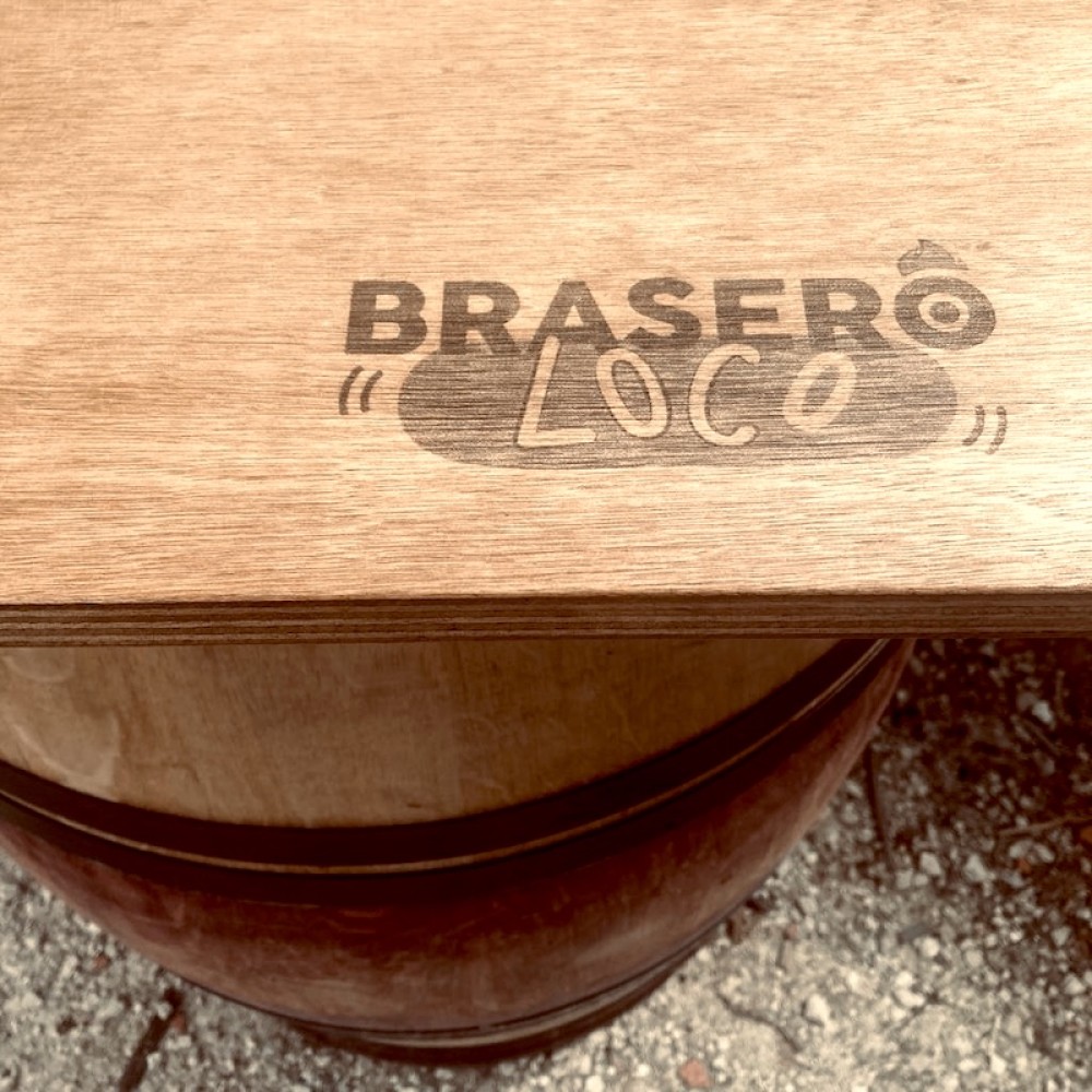 louer un brasero et des manges debout en barrique en chêne